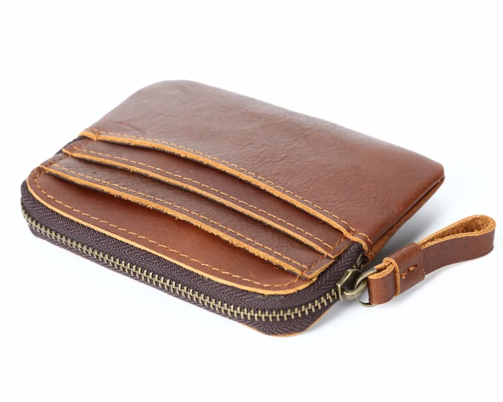 Genuine Leather Wallet Men MAN Male Small Portomonee Vallet With Coin Purse Pockets Slim Fashion Mini Walet | Багаж и сумки