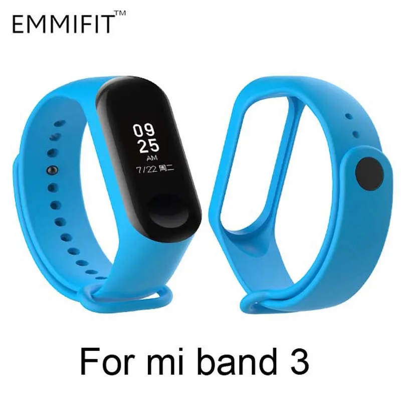 Mi Band 3 ремень для Xiaomi mi band силиконовый браслет xio черный смарт аксессуары ремешок