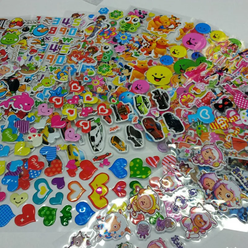 Бесплатная доставка 50 шт Смешанные аниме 3D наклейки из пены стильные динозавры