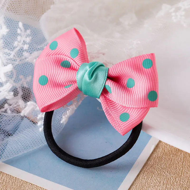 1 шт. Детская резинка для волос в горошек|fashion hair accessories|hair accessorieshair accessories for kids |