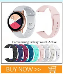 Для samsung Galaxy Watch Active/42 мм ремешки для часов 20 мм силиконовые ремешки сменный ремешок для samsung gear S2 Спортивный Классический ремень