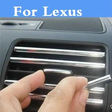 U тип кондиционер выходе автомобиля лезвие отделка двери клип полосы для Lexus CT Es Gs