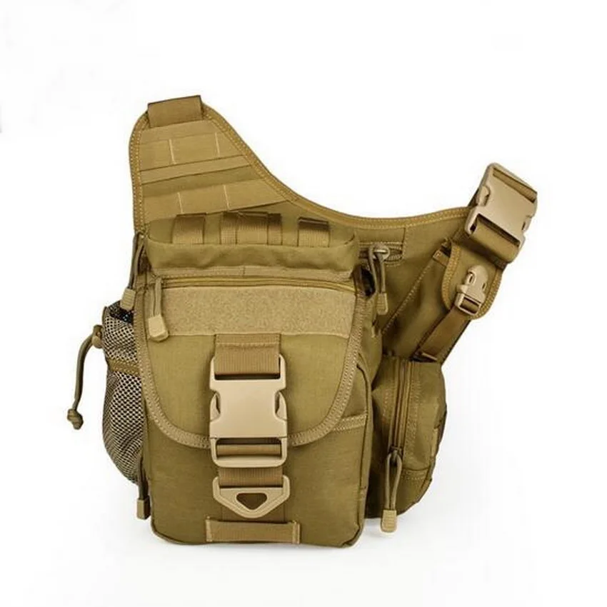 Уличная тактическая сумка мессенджер водонепроницаемая хлопковая Холщовая