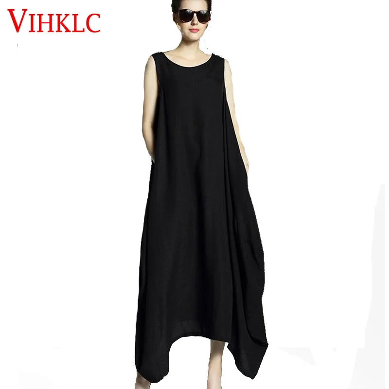 Popular Women Sleeveless Silk Chiffon Dress Summer Beach Sundress Fashion dress High quality new FC197 | Женская одежда