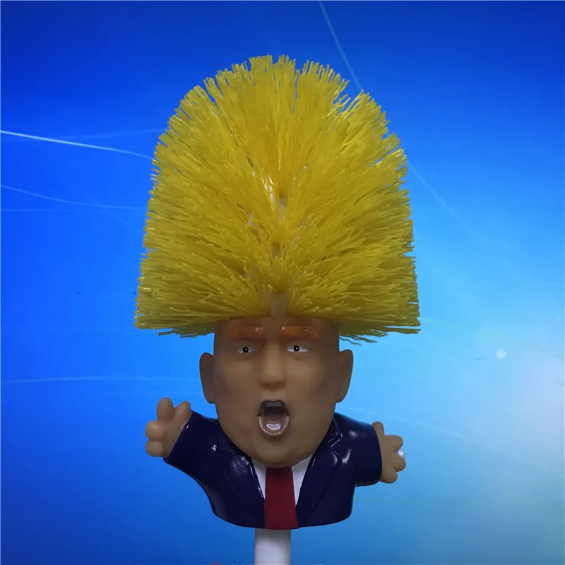 Pa. Большая ванная комната кукла Дональд Трамп Туалет Щетка с держателем для ванной Acc набор, держать в чистоте Отличная работа, 5*15 дюймов 2 цвета случайный отправить