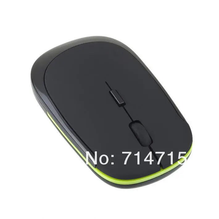 Тонкий USB беспроводной 2,4G мышь оптические мыши для компьютера PC абсолютно