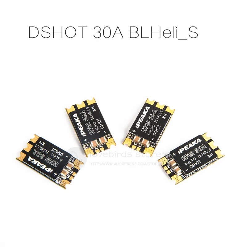 Iflight iPeaka EFM30A 3 6S BLHeli S integrated Dshot ESC для DIY mini FPV racing drone QAV250 GEP TX QAV R|mini esc|esc droneesc |