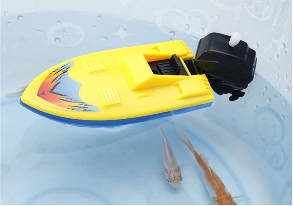 1pcs Summer Outdoor Pool Ship Toy Wind Up Swimming Motorboat Boat For Kid Color Randomly | Игрушки и хобби