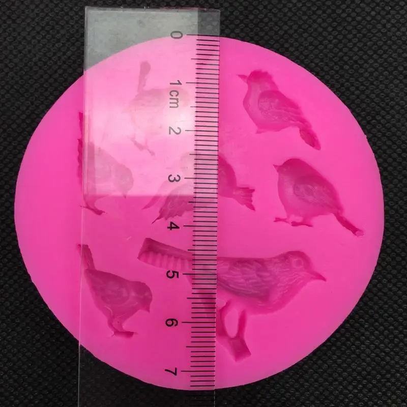 Bird-like Shape 3D fondant cake silicone mold for polymer clay molds kitchen chocolate pastry candy making decoration tools 0093 | Дом и сад