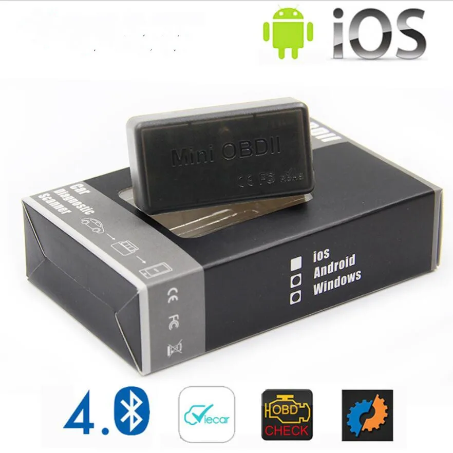 Мини-сканер OBD2 ELM327 V1.5 Bluetooth 4 0 сканер для нескольких марок CAN-BUS ELM 327 | Автомобили и