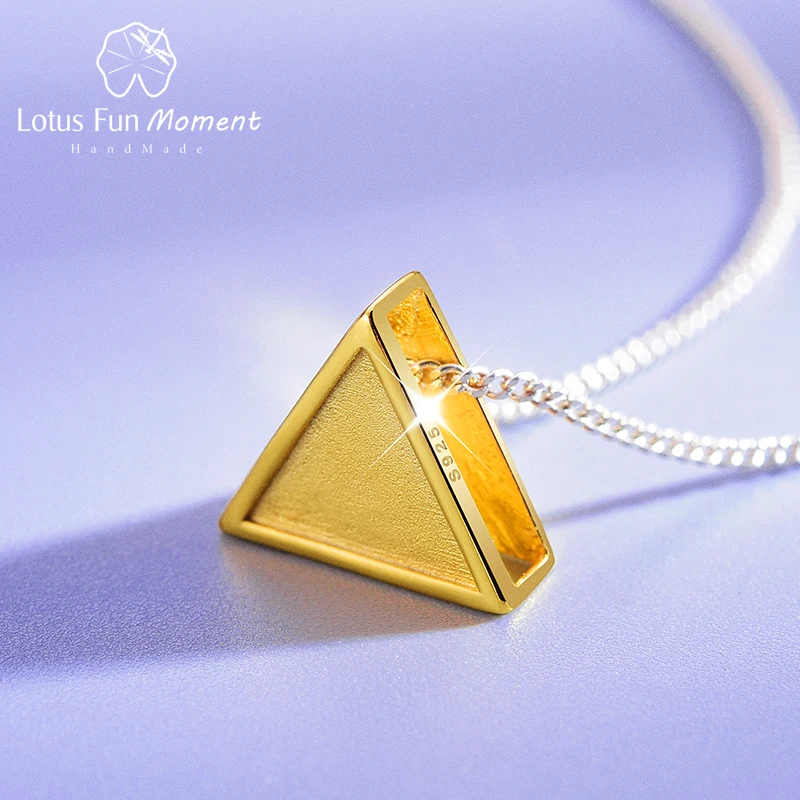 Lotus Fun Moment реального 925 пробы серебро минимализм Стиль геометрический
