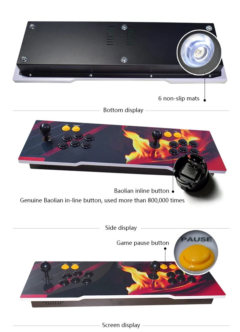 Pandora Box 9 1500 игра в одной встроенной аркадной/2D видео игры HD качество подключения PS3 tv и другой игровой консоли