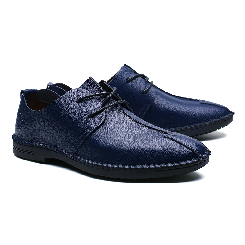 Fotwear/мужская кожаная обувь Мужская повседневная легкая рабочая на шнуровке