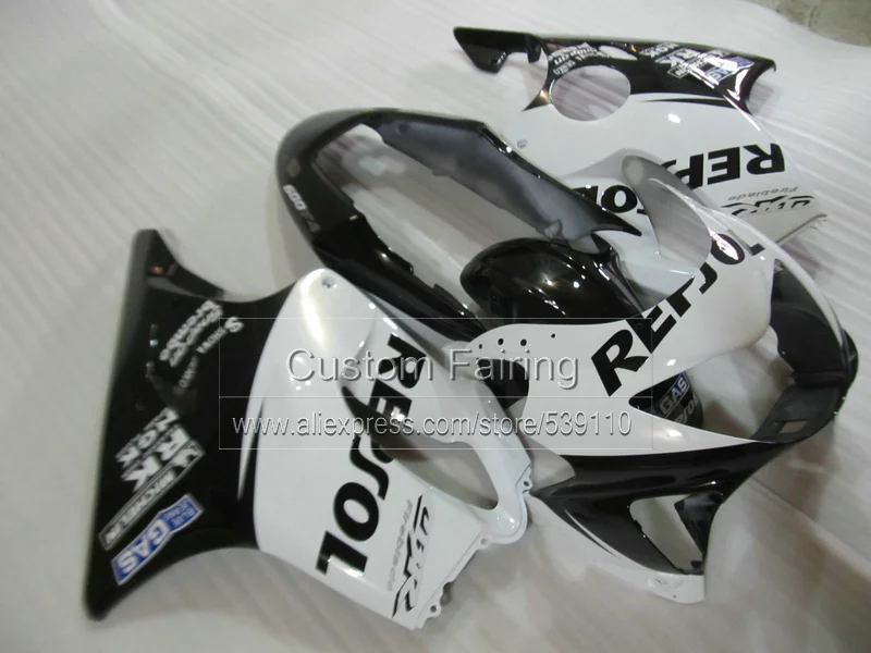 Injection white Fairings For HONDA CBR600 f4 99 00 1999 / 2000 Free custom fairing kit ( sitcker ) xl09 | Автомобили и мотоциклы