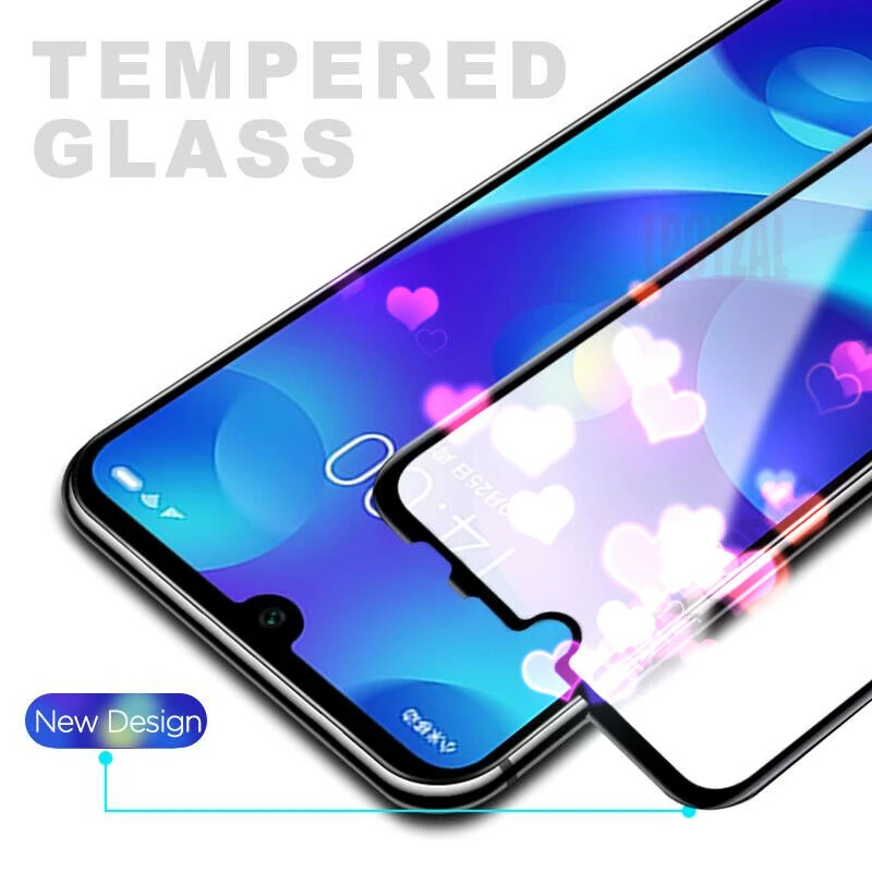 3D защита экрана из закаленного стекла для Xiaomi Redmi Note 7 5 6 9H Защитное стекло 6A Pro Plus 5A