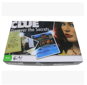 Cluedo Suspect Clue Откройте для себя тайну настольной игры Suspect настольная игра британский английский версия