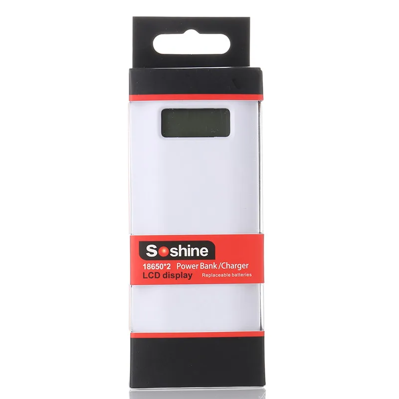 Зарядное устройство Soshine E4S 2 слота 18650 литий ионный аккумулятор USB с ЖК дисплеем