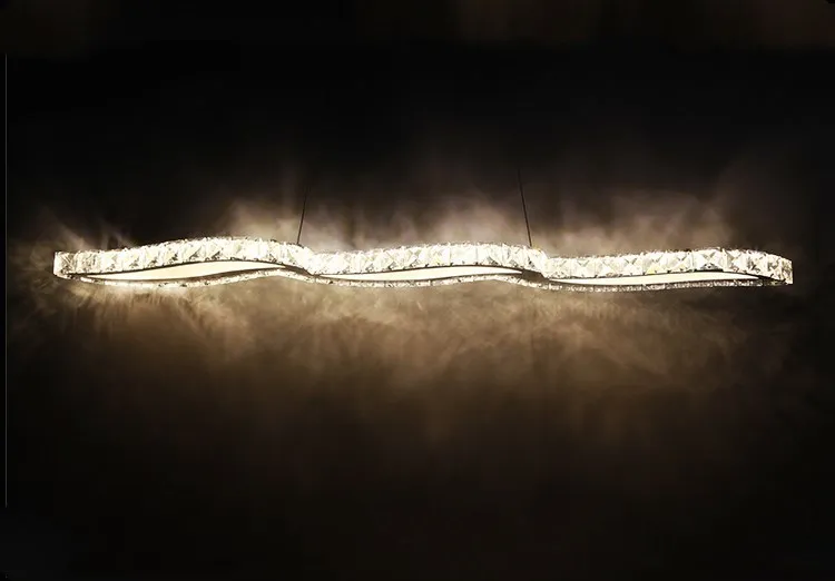 Современный хрустальный люстра светильник светодиодный подвесной потолочный