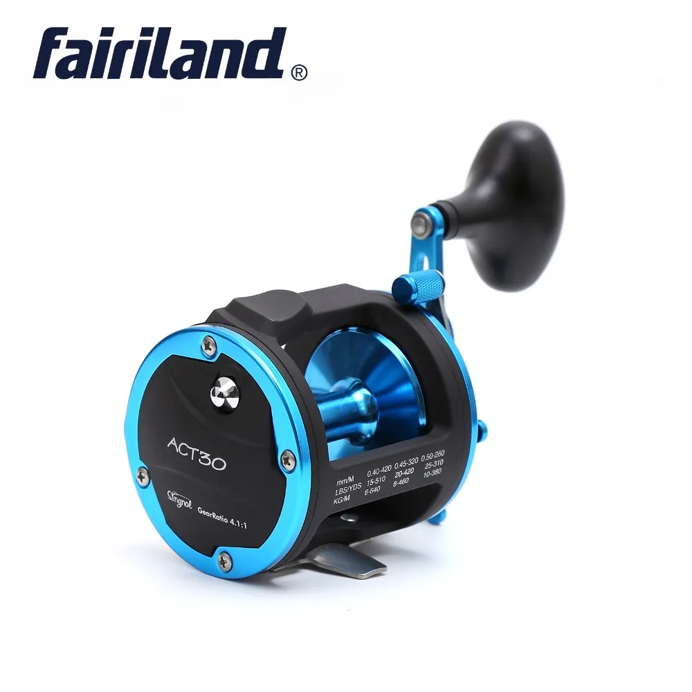 4BB правая рука 4 1: 1 барабанный Троллинг Fairiland катушка 18 кг Тяговая мощность Лодка