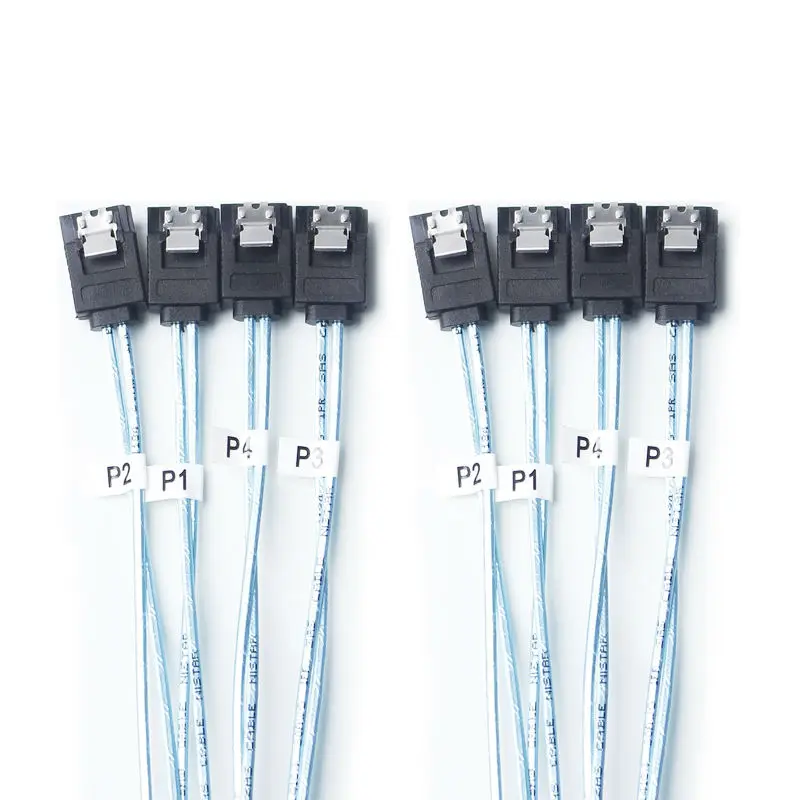 ULT-BEST высокоскоростной 6gbps SAS кабель 4xsata 7Pin Female to высокого качества для сервера 1M |