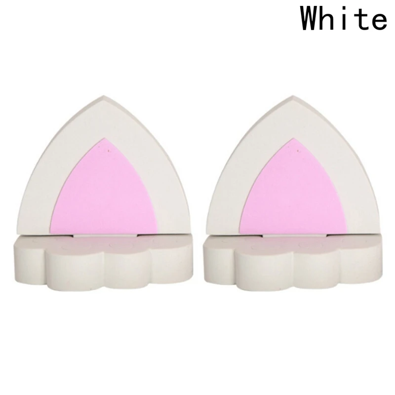 white 3D кошачьи ушки, наклейки на крышу автомобиля, грузовика, деколь Декорации для мини-автомобилей, аксессуары для укладки 1 шт - Название цвета: white