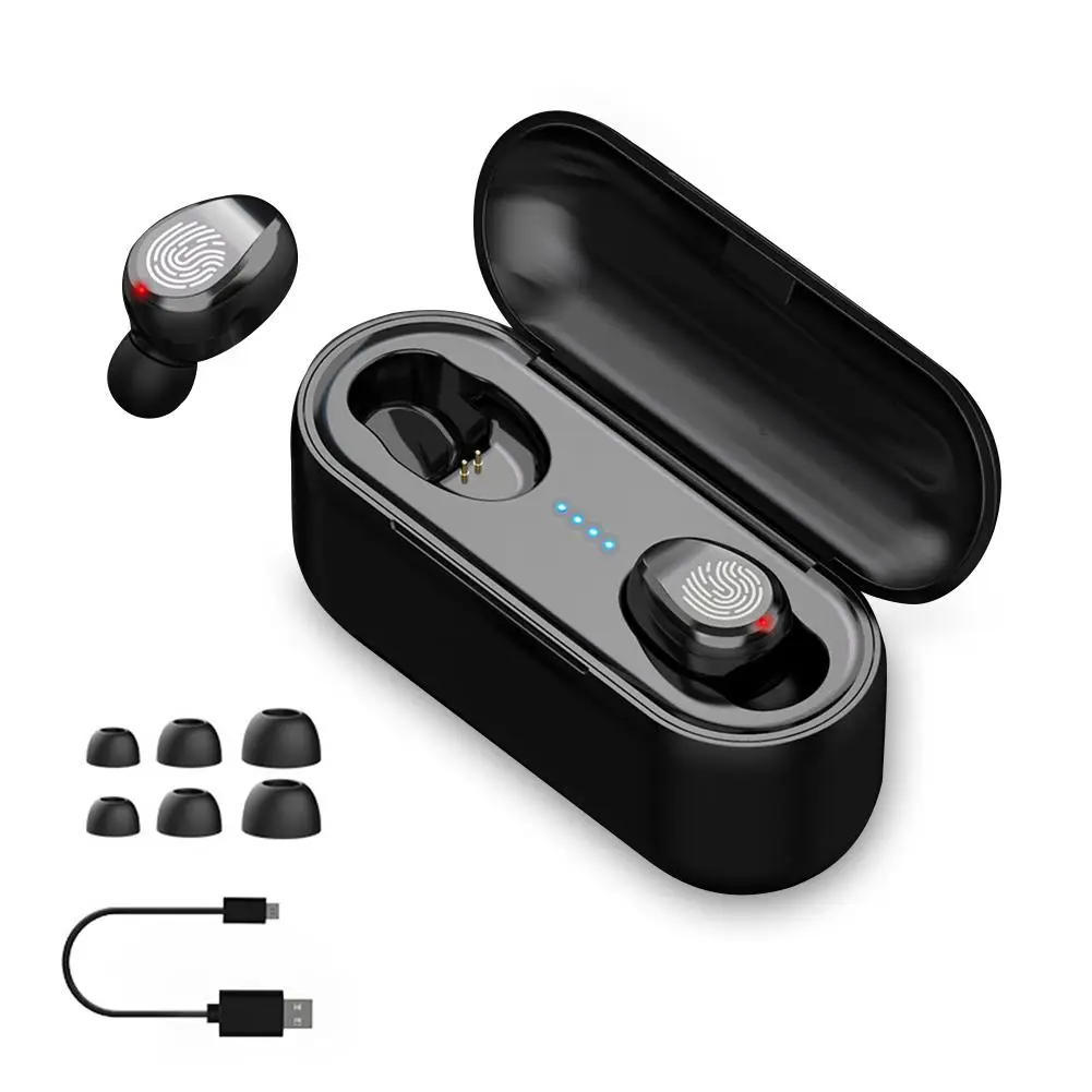 

F9 TWS Bluetooth V5.0 Earphones Wireless Headphones Blutooth Earphone Handsfree Headphone Sports Earbuds Gaming Headset PK HBQ
