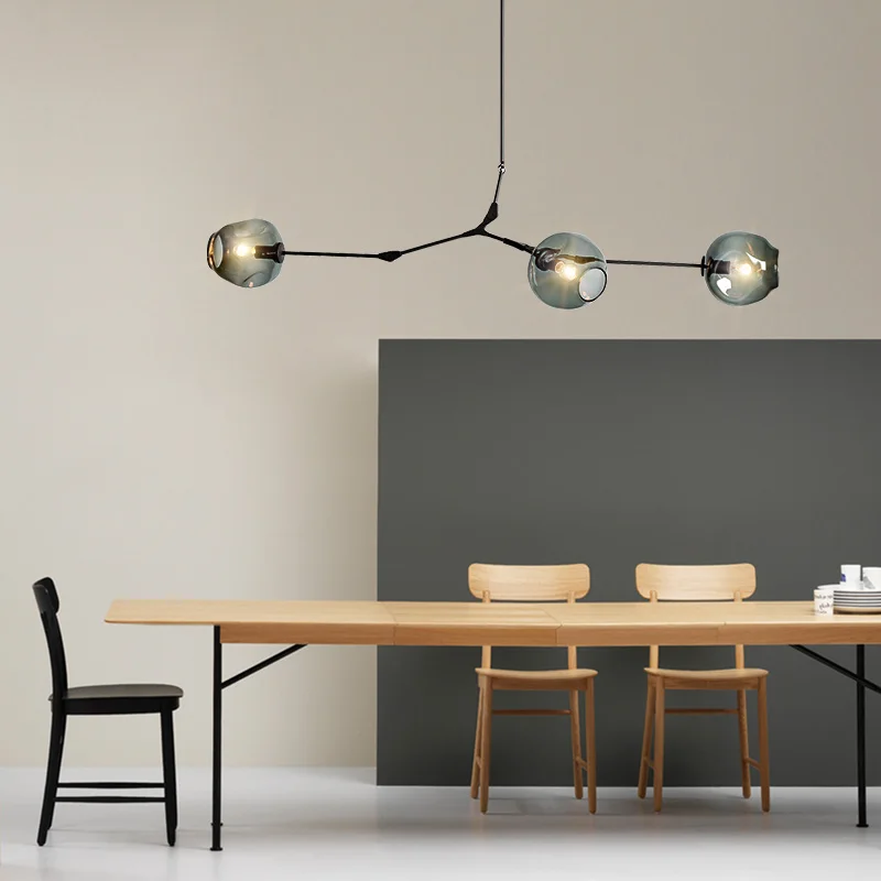 Vintage Magic Hanging Light Stylish Ball Industrial Loft Ironing Droplight Black Gold Tree Classic Modern LED Pendant Lamp | Лампы и