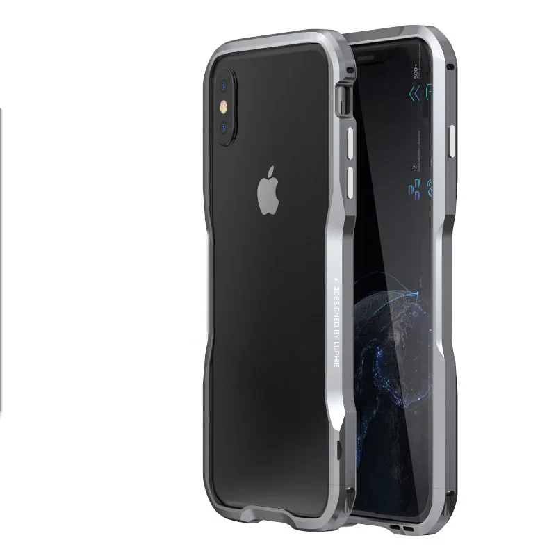 Алюминиевая рамка 360 Защитный армированный чехол для телефона для iphone X XS чехол для MAX XR металлический бампер для iphone 7 8 Plus чехол Coque