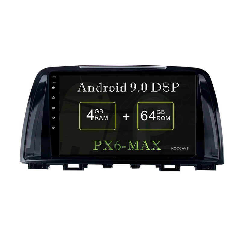 KOOCAVS 9 "IPS Android 0 Автомобильный GPS радио плеер для Mazda 6 Atenza 2013 2014 с 4 Гб + 64G навигация