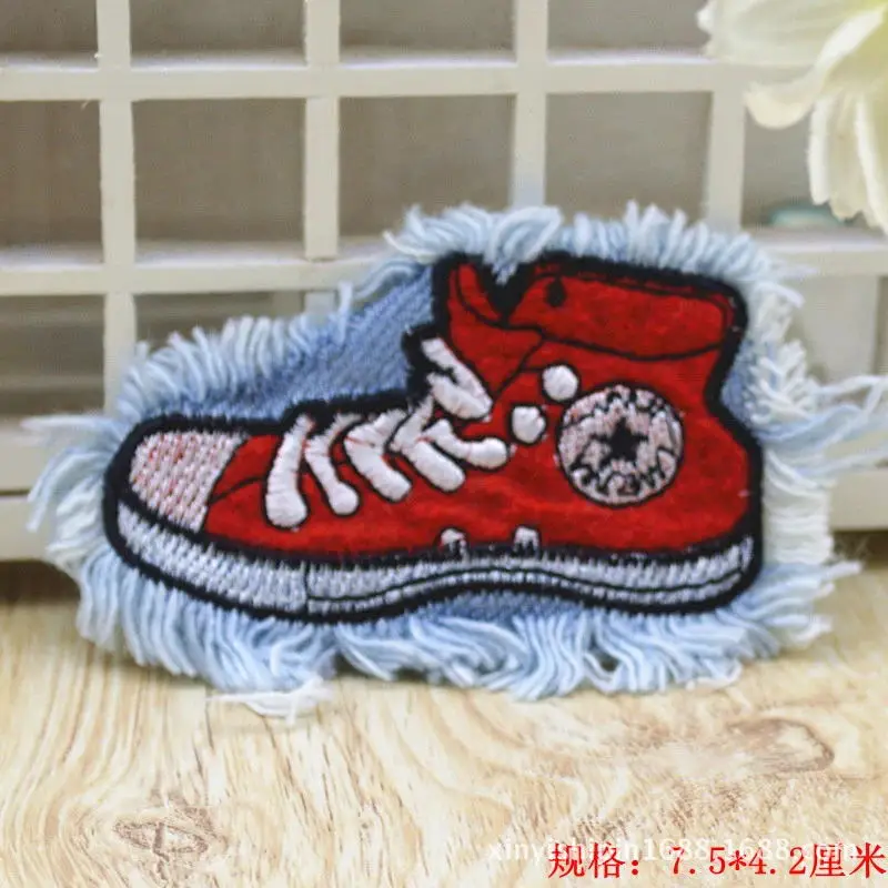 Мультяшные ковбойские нашивки для одежды 11 шт./лот аппликация Байкерская нашивка