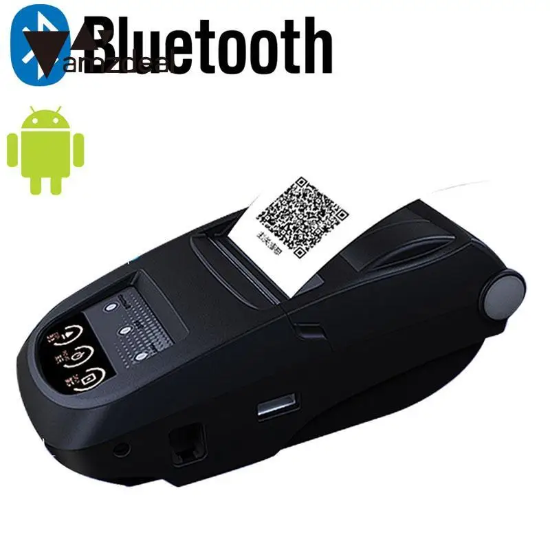 Amzdeal чековый принтер ESC POS код Bluetooth термальная батарея USB RJ11 вилка США Портативный