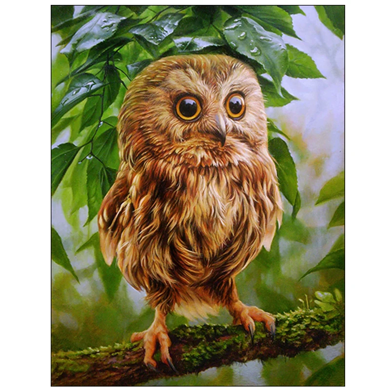 Алмазная живопись сделай сам полная круглая животная вышивка крестиком алмазная