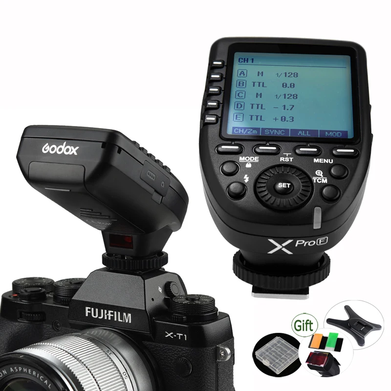 Передатчик Godox XPro-F TTL Flash Trigger LCD 1/8000S HSS с 2 4G беспроводной системой X для камер Fujifilm