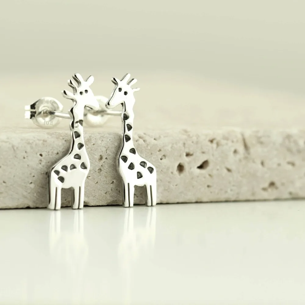 

Daisies Cute Giraffe Stud Earrings Animal Jewelry For Birthday Party Gift Kids