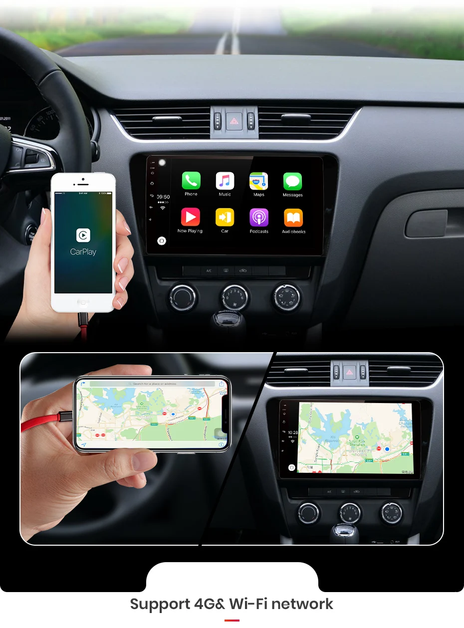 AWESAFE для SKODA Octavia 2013- A7 J10 автомобильный Радио Мультимедиа Видео плеер gps DSP No 2din 2 din Android 9,0 4G+ 64G