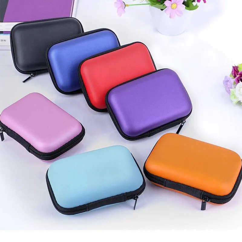 Цветные наушники чехол дорожная сумка для хранения наушников Защитный ящик