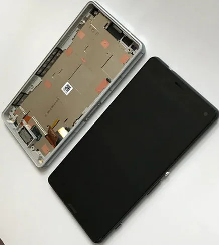4,6 'для sony Xperia Z3 Compact D5803 D5833 ЖК-дисплей Z3mini сенсорный экран дигитайзер полная сборка с заглушка рамы+ клей