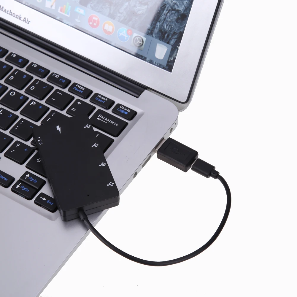 Micro USB OTG зарядный концентратор адаптер 16 см длина кабеля черный USB концентраторы для samsung Galaxy S3 S4 планшет высокое качество