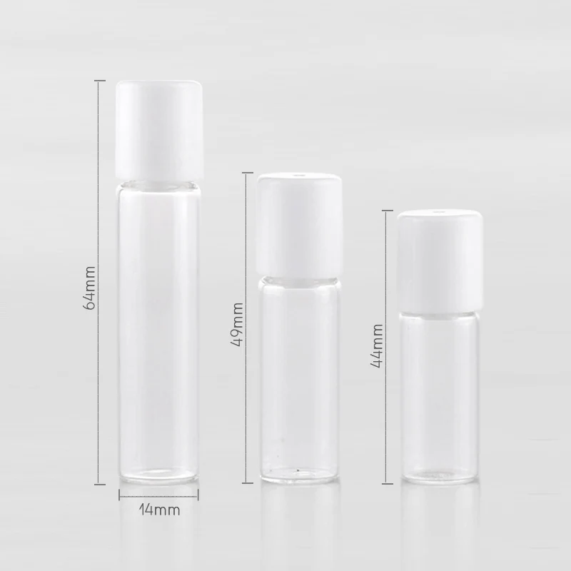 Оптовая продажа стеклянные флаконы для духов 100 шт./лот в рулоне пустые