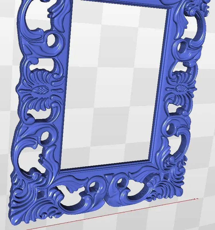 

cnc STL model relief file format artcam Meandr_64