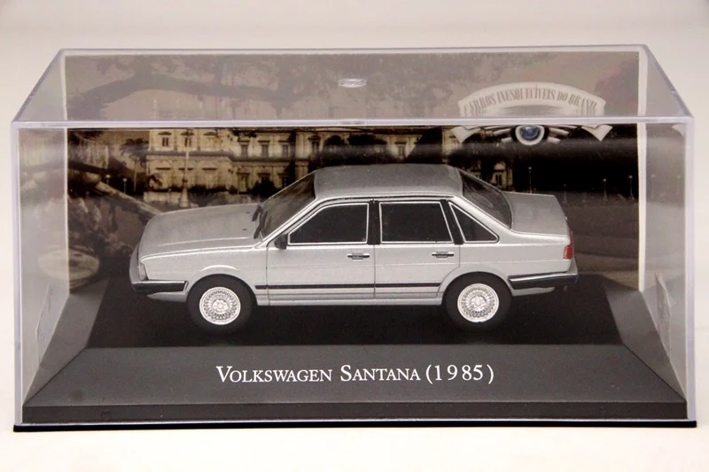 VW Santana 1985 Алтая 1:43 IXO для V~ W Gol/1500 1982/Voyage/Kombi/Gol/Santana/Passat/Fusca/saviro литые модели игрушечных автомобилей Коллекция миниатюрных - Цвет: VW Santana 1985