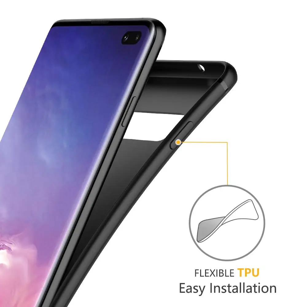 Силиконовый Ультратонкий чехол для Samsung Galaxy S10 S10E S8 S9 Plus S7 edge S7e Note 9 8 + Полностью