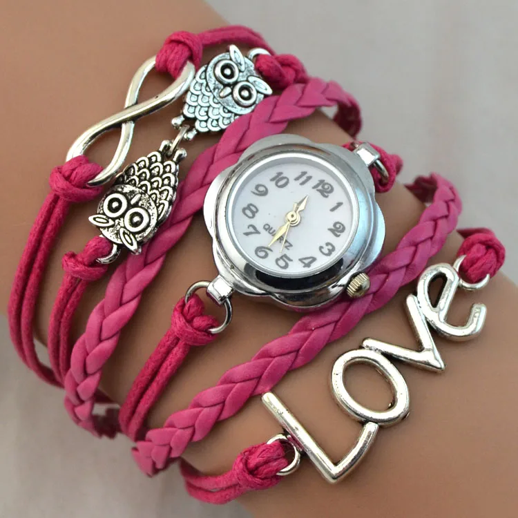 Женские наручные часы-браслет из ПУ кожи | Украшения и аксессуары