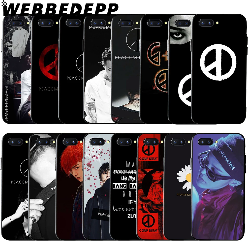 WEBBEDEPP G dragon Peaceminusone мягкий чехол для Huawei Honor 6 7A Pro 7C 8C 7X 8X 8 9 10 lite Note10|Бамперы| |