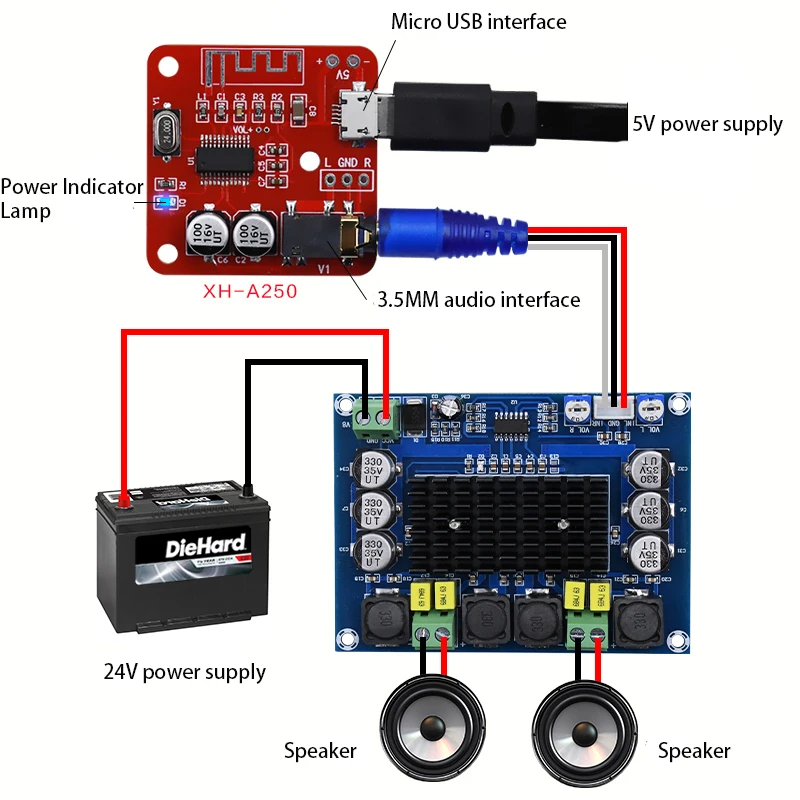 Bluetooth 4 2 декодер DAC плата без потерь приемник модуль HD MP3 декодирование DIY