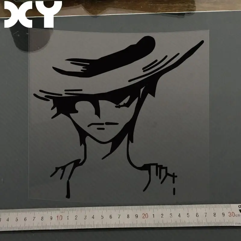 

Car Styling Car Accessories Reflective Type Car Stickers Luffy Cartoon Motorcycle Stickers Decals Drop Shipping