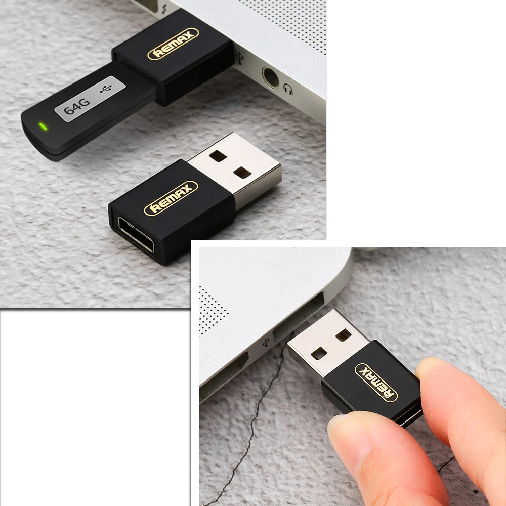 Remax USB C адаптер USB A 3,0 штекер USB 3,1 type C гнездовой разъем type-c адаптер для samsung S9 S8 huawei P10 P20 USB C концентратор