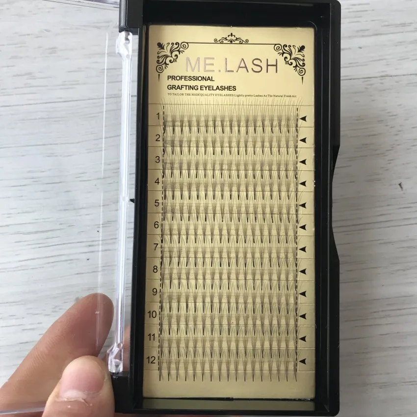 3 Trays/lot 4D Premade Fans 3D Volume Individual Eyelashes Semi-permanent Lash Extensions Silk Long 9mm to 14mm Size | Красота и
