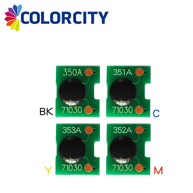 40 г/флакон CF350A - CF353A 130A совместимый с порошком тонера + чип сброса для HP Pro MFP M176n M176