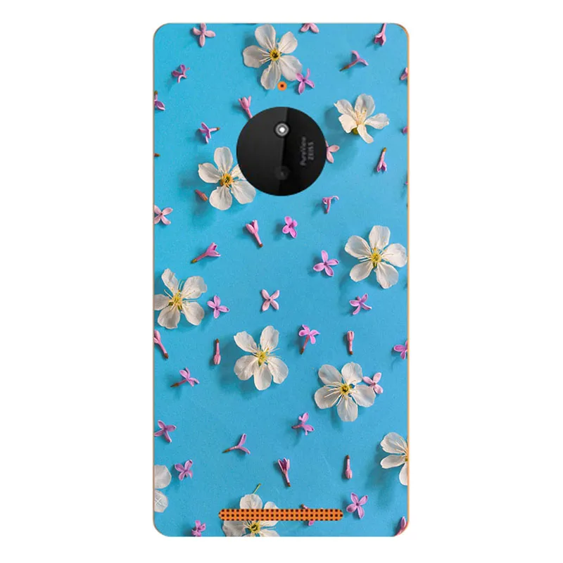 Чехол для Nokia Lumia 830 модная задняя крышка с цветочным рисунком жесткие чехлы